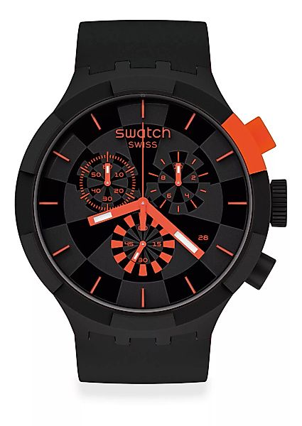 Swatch CHECKPOINT RED SB02B402 Herrenchronograph günstig online kaufen