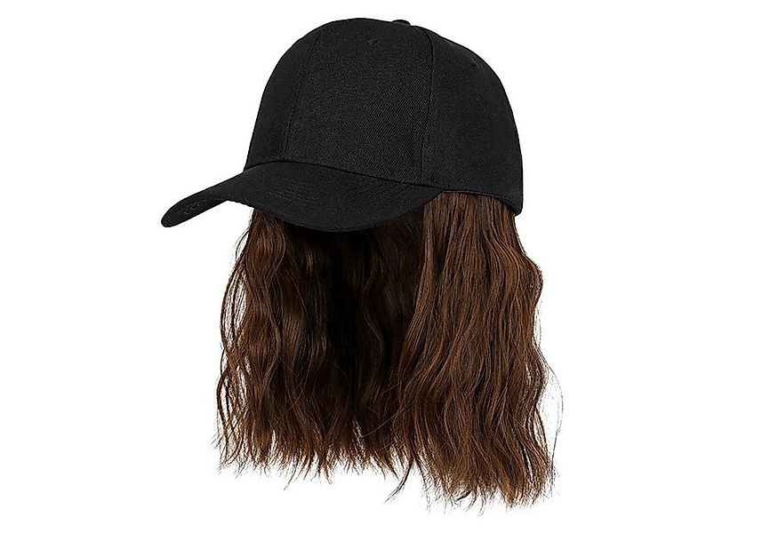 Refttenw Baseball Cap Verstellbare Baseballkappen-Perücke, Modische Perücke günstig online kaufen