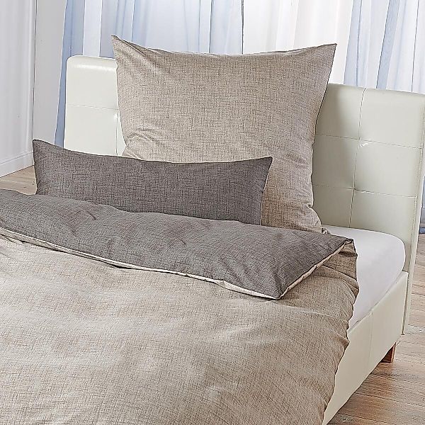 TRAUMSCHLAF Bettwäsche Texture, Mako Satin, 1 günstig online kaufen