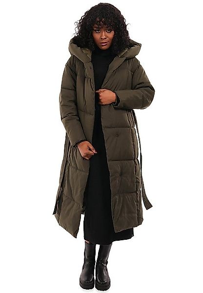YC Fashion & Style Wintermantel Steppmantel mit großer Kapuze und Taillengü günstig online kaufen
