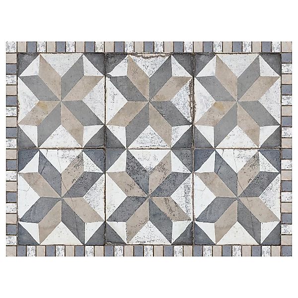 Contento Platzset »Matteo, Tiles used style blue-beige«, (Set, 4 St.) günstig online kaufen