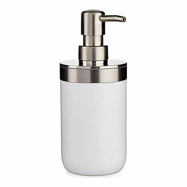 Seifenspender Edelstahl Weiß Kunststoff (350 Ml) günstig online kaufen