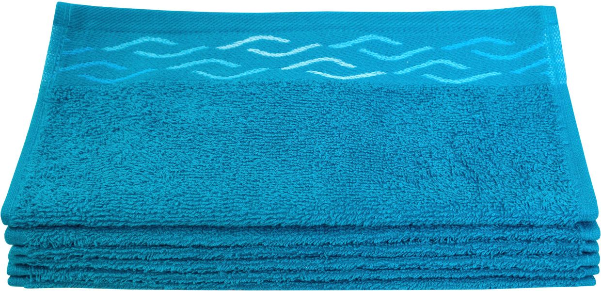 Dyckhoff Seiftuch "Wave" mit Jacquard-Bordüre günstig online kaufen