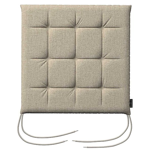 Stuhlkissen Jonas mit Bindeschnur, beige- grau, 40 x 40 x 3,5 cm, City (704 günstig online kaufen