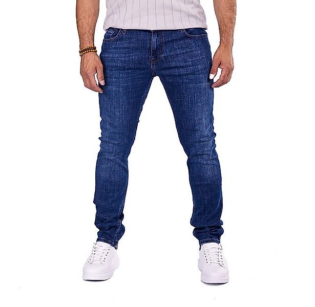 Denim Distriqt Slim-fit-Jeans Lässige Herren Regular Fit Jeans mit stretch günstig online kaufen
