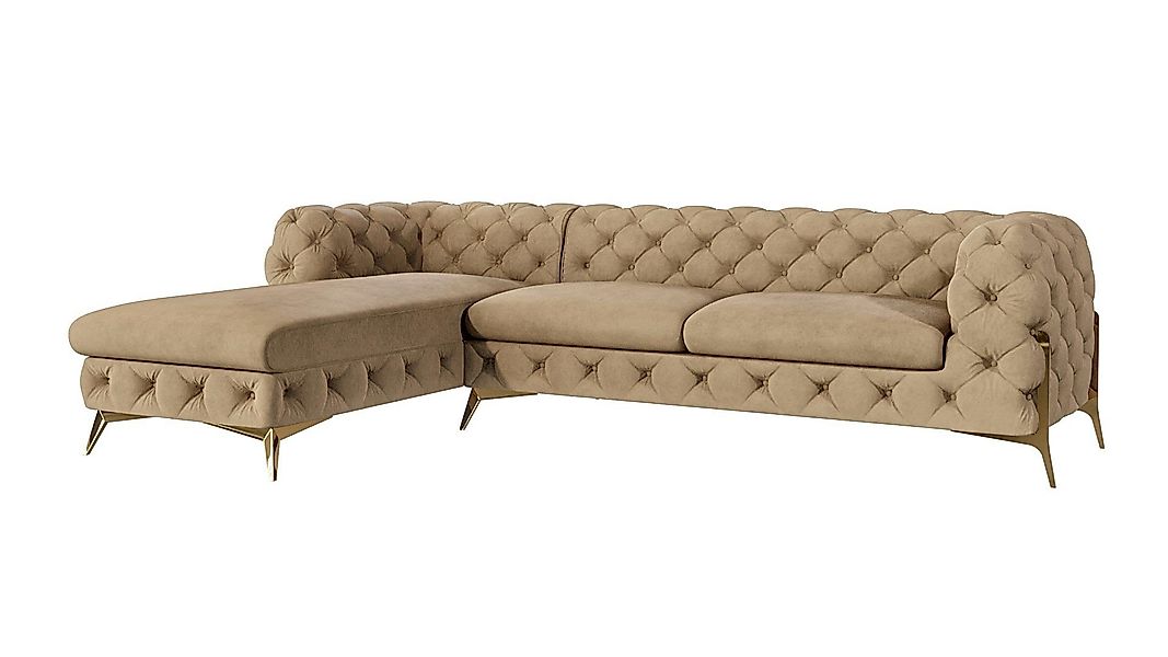 S-Style Möbel Ecksofa Ashley mit Ottomane, günstig online kaufen