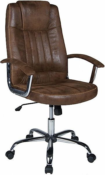 Duo Collection Chefsessel "Bill", Microfaser, Vintage Look, bis 100kg günstig online kaufen