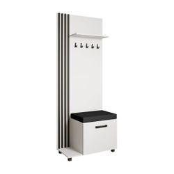 Beautysofa Garderobenschrank Garderobenschrank mit Aufhängern LIVIA günstig online kaufen