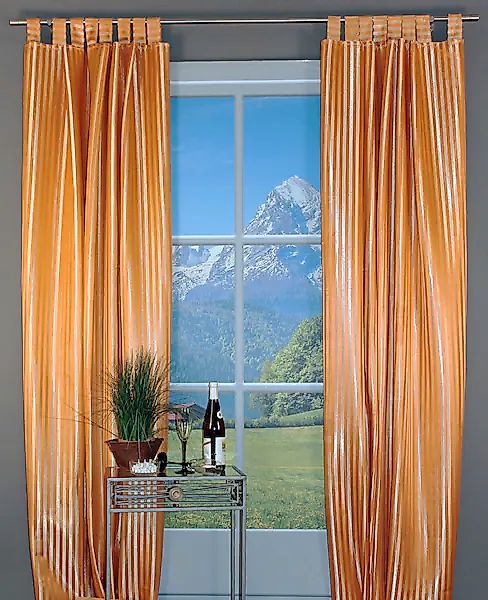 HOSSNER - ART OF HOME DECO Gardine »Triftsee«, (1 St.), Schlaufenschal mit günstig online kaufen