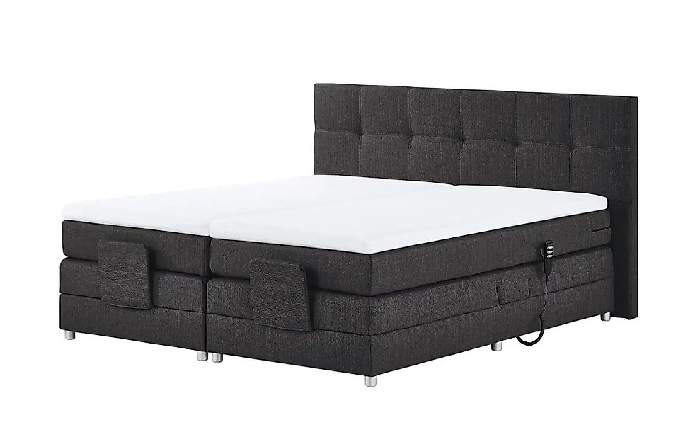 uno Motor-Boxspringbett   Manolo ¦ grau ¦ Maße (cm): B: 202 H: 112 Betten > günstig online kaufen