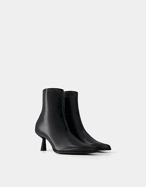 Bershka Kitten Absatzstiefeletten Damen 37 Schwarz günstig online kaufen