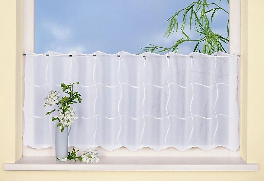 Gerster Scheibengardine "Joana" Stangendurchzug 1 Stk. tlg. HxB: 50x150 günstig online kaufen