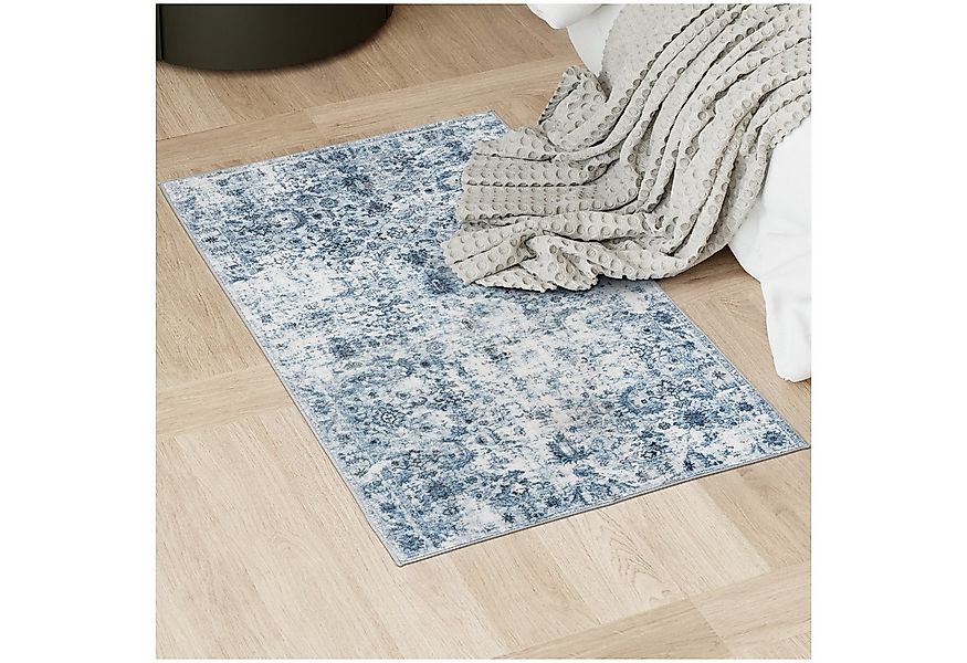 tectake Teppich Vintage Designer Teppich, Eckig, Höhe: 0.6 mm, verschiedene günstig online kaufen