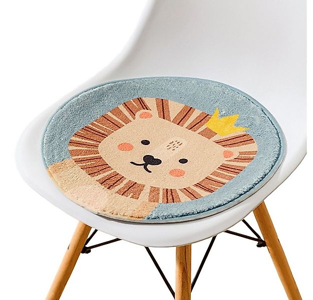 Coonoor Stuhlkissen Winter Weiche Runde Stuhlkissen Nette Cartoon Tier Kind günstig online kaufen