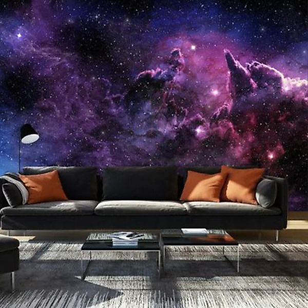artgeist Fototapete Purple Nebula mehrfarbig Gr. 100 x 70 günstig online kaufen