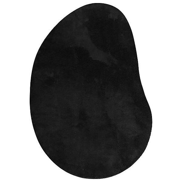 vidaXL Teppich Schwarz 100 x 200 cm Polyester 4103748 günstig online kaufen