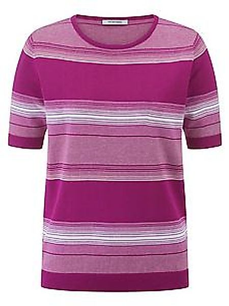 Rundhals-Pullover Peter Hahn pink günstig online kaufen