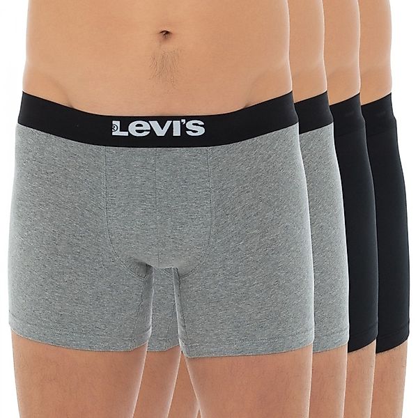 Levis Boxershorts "Men Solid Logo Boxer 4er Pack", 4er-Packer Packung, mit günstig online kaufen