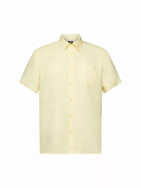 Esprit Collection Businesshemd Kurzärmliges Leinenhemd günstig online kaufen
