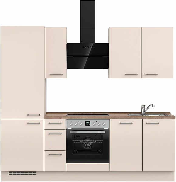 nobilia Küchenzeile ""Laser II", Ausrichtung wählbar, Breite 240 cm" vormon günstig online kaufen
