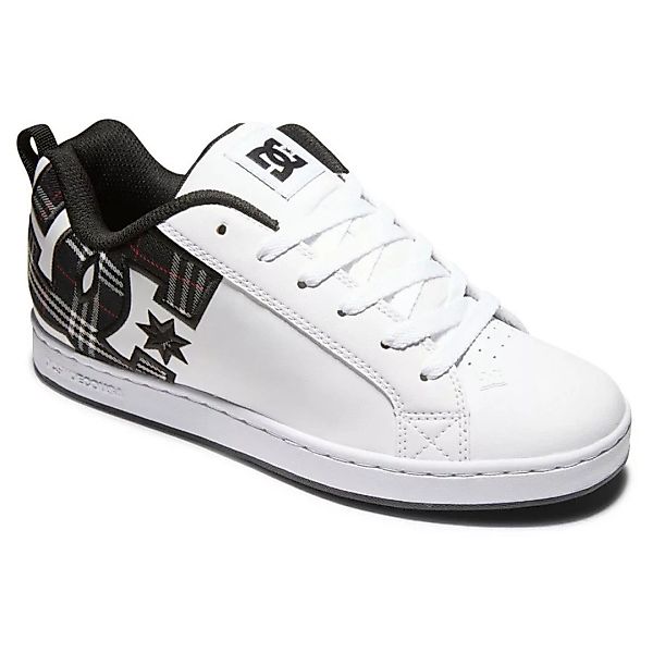 Dc Shoes Court Graffik Sportschuhe EU 41 White / Plaid / Black günstig online kaufen