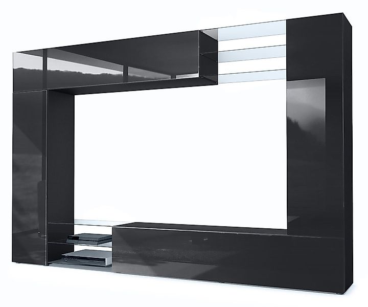 Vladon Wohnwand Mirage, (Anbauwand mit Rückwand günstig online kaufen