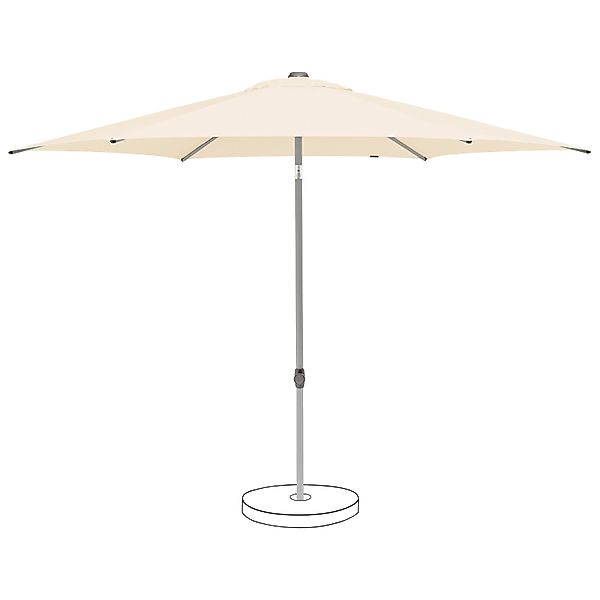 Suncomfort by Glatz Marktschirm Sand mit Handöffner günstig online kaufen