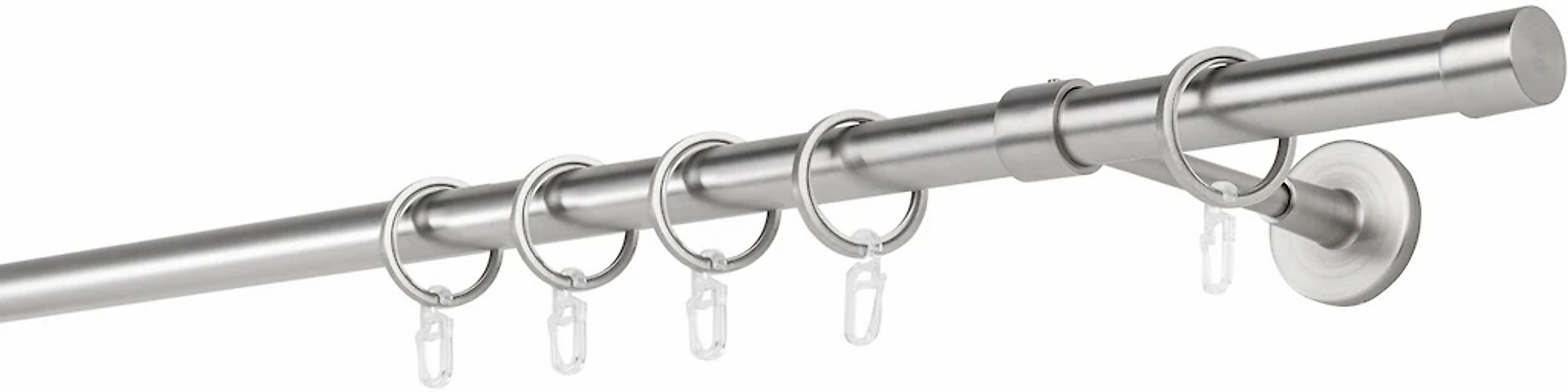 mydeco Gardinenstange "20mm Cap Wandträger 14 cm" 1 läufig-läufig Fixmaß günstig online kaufen