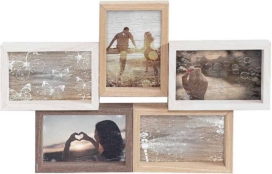 accent by nielsen Collagerahmen Mixed Colours Collage für 5/8/10 Fotos à10x günstig online kaufen