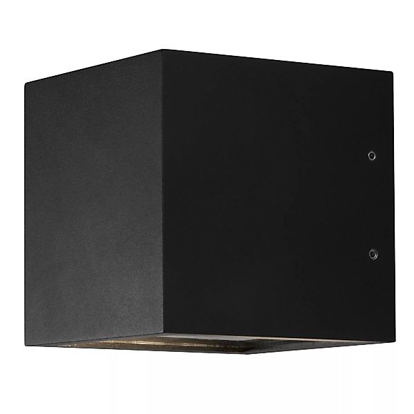Light-Point - Cube XL LED Wandleuchte/ Außenleuchte - schwarz/LxBxH 15x15x1 günstig online kaufen