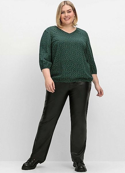 Sheego Klassische Bluse Tunika 3/4-Arm günstig online kaufen