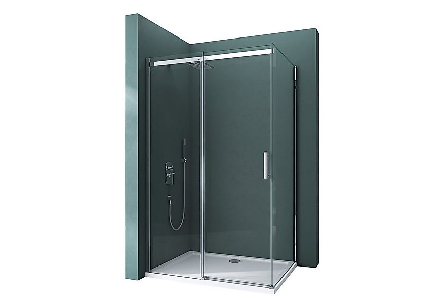 Mai & Mai Eckdusche Duschkabine mit Schiebetür aus Sicherheitsglas mit NANO günstig online kaufen