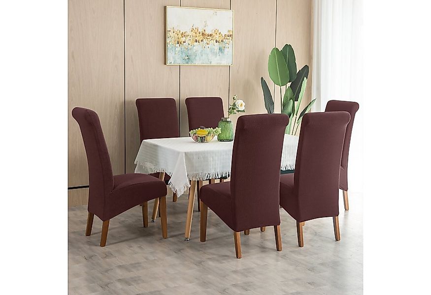 Simloveve Sitzflächenhusse Stretch Schonbezug, Stuhlbezug Groß Stuhlschutz günstig online kaufen