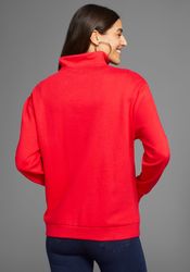 DELMAO Sweatshirt mit Troyer Kragen - günstig online kaufen