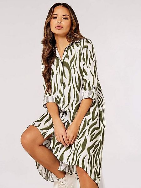 Apricot Minikleid Zebra Oversized Shirt Dress, günstig online kaufen