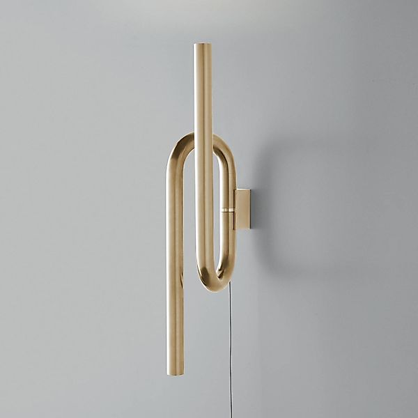 Foscarini Tobia LED-Wandleuchte mit Kabel gold günstig online kaufen