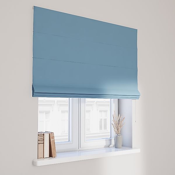 Dekoria Raffrollo Capri, blau, 110 x 150 cm günstig online kaufen