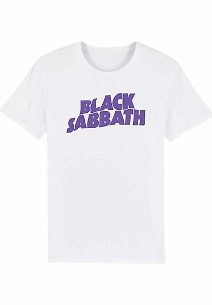 F4NT4STIC T-Shirt Black Sabbath Wavy Logo Print günstig online kaufen