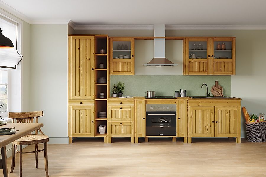 Home affaire Hochschrank Alby2 Mit Metallgriffen, günstig online kaufen