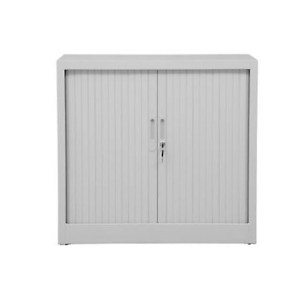 PROREGAL Rollladenschrank Weasel 2 Ordernhöhen HxBxT 75 x 80 x 46 cm Grau günstig online kaufen