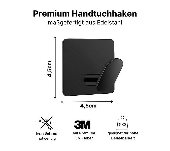 LIVINA HOME Handtuchhaken Haken selbstklebend Bad und Küche, Handtuchhalter günstig online kaufen