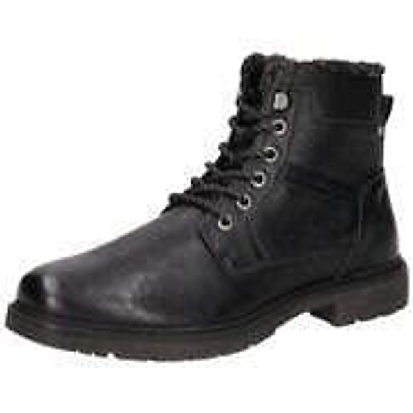Tom Tailor Schnürstiefelette Herren schwarz günstig online kaufen