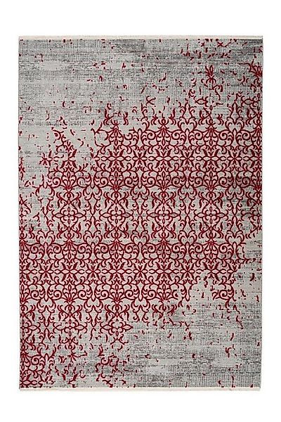Qiyano Teppich Kurzflorteppich Anela 100 Rot 120 x 170 cm, rechteckig, Höhe günstig online kaufen