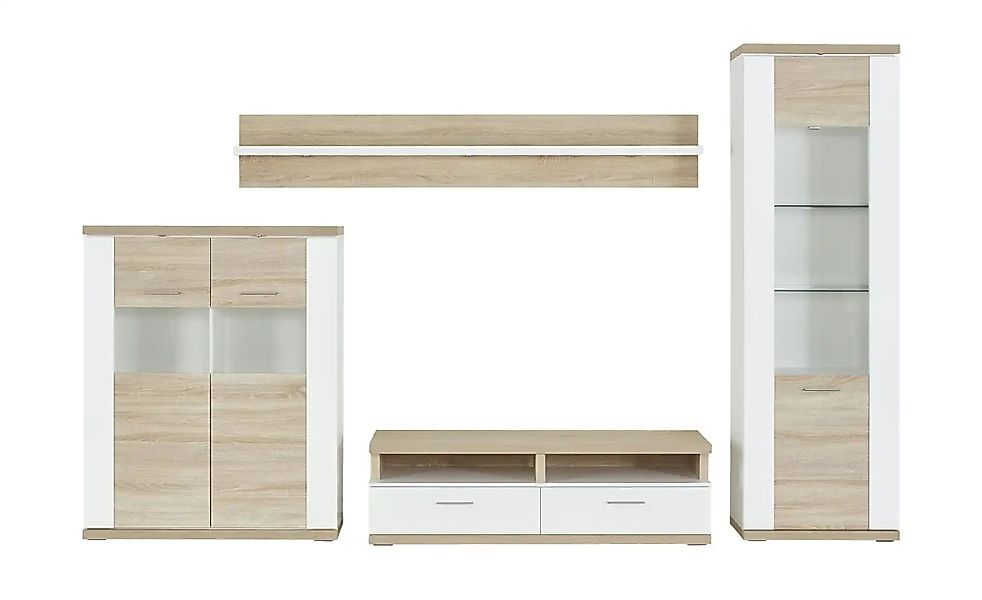 uno Wohnkombination  Titan ¦ holzfarben ¦ Maße (cm): B: 310 H: 207 T: 50.0 günstig online kaufen