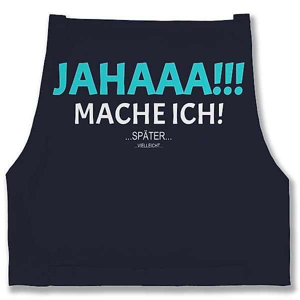 Shirtracer Kochschürze Ja mach ich aber günstig online kaufen