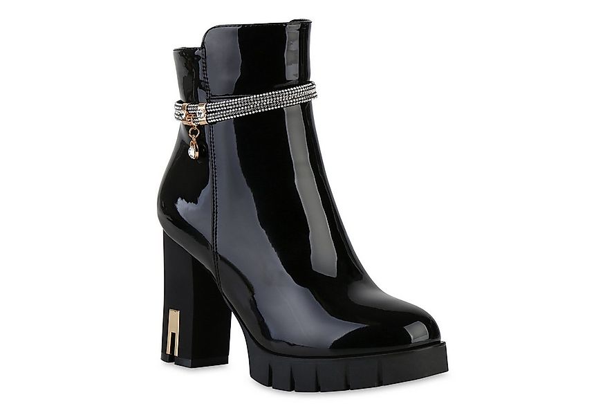 VAN HILL 840506 Stiefelette Damen Leicht Gefütterte Klassische Stiefeletten günstig online kaufen