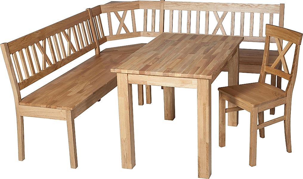 Home affaire 4-Fußstuhl Lukas (Set, 2 günstig online kaufen