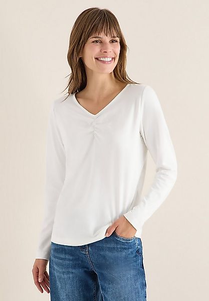 CECIL Langarmshirt mit V-Ausschnitt günstig online kaufen