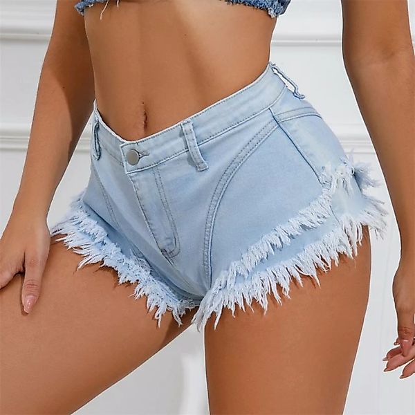 AFAZ New Trading UG Shorts Damen-Sommer-Jeans Shorts mit hoher Taille und l günstig online kaufen