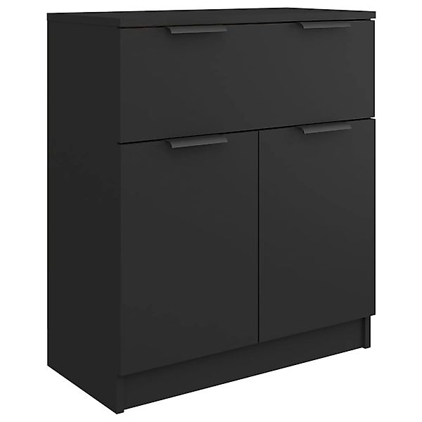 vidaXL Sideboard Schwarz 60x30x70 cm Holzwerkstoff 811089 günstig online kaufen